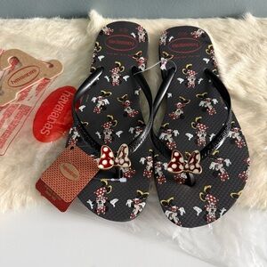 Disney Parks Havaianas Minnie Mouse Flip Flops